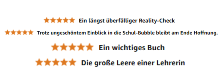 Sehr gute Rezensionen bei Amazon